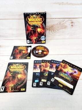 World of Warcraft Cataclysm Expansion Set PC Game DVD-ROM CIB W/Codes